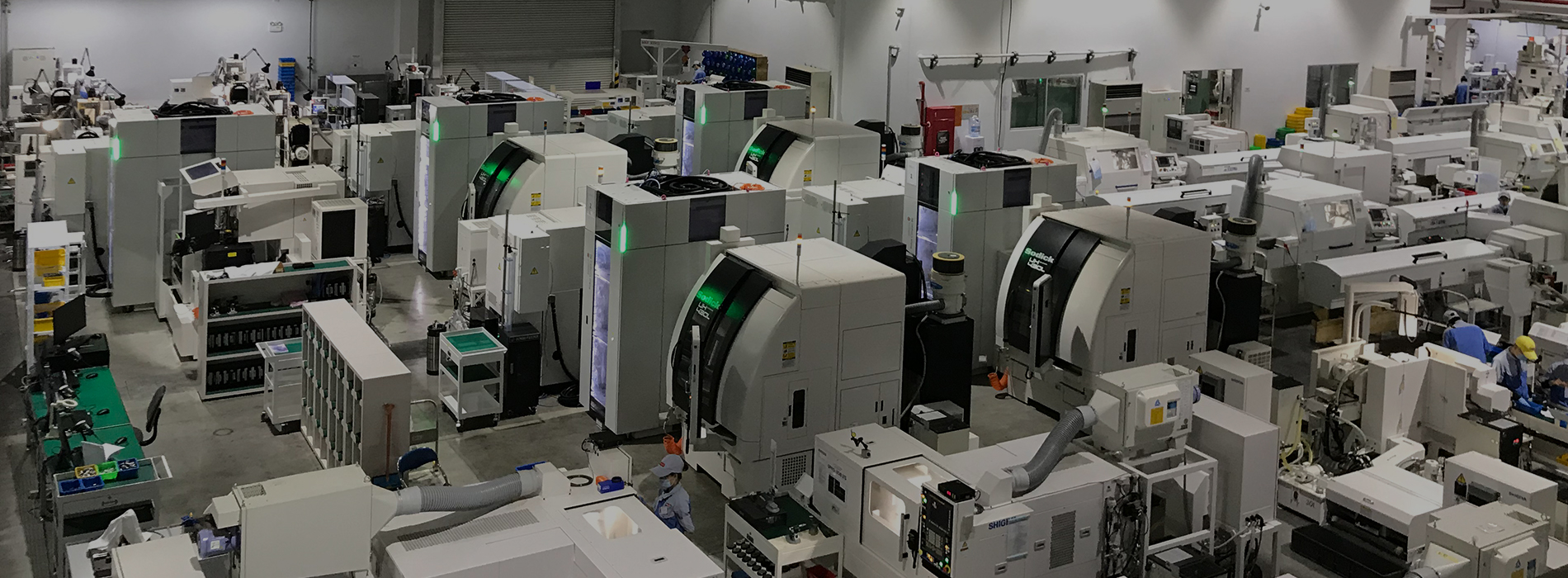 Mold & die machines in production plant